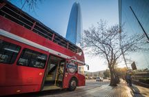 Discover Santiago: Tourist Bus, Cerro San Cristobal and Wine
