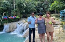 Blue Hole and Secret Falls plus Dunn's River Falls Combo Tour