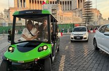 Rome Sunrise Golf Cart Tour with Breakfast & Top Landmarks