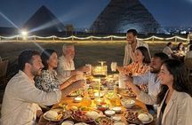GEM & Pyramids by Night with Egyptian Dinner