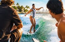 Miami Wakesurf and Skyline Boat Cruise