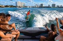Miami Wakesurf and Skyline Boat Cruise