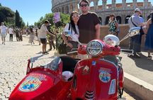 Italian Breakfast & Private Vespa Sidecar Tour with Trevi Tickets