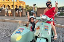 Italian Breakfast & Private Vespa Sidecar Tour with Trevi Tickets