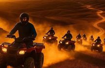 Agafay Desert Solo Quad, Camel Ride, Dinner & Fire Show