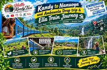 Kandy to Nanuoya, Ambewela Drop trip with Train Tickets