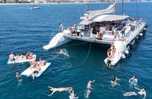 Barcelona Catamaran Cruise with Swim Tapas FREE Pass NightClub