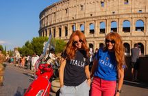 Rome Vespa Tour with Photos, Tiramisu & Drop-off included