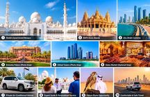 From Dubai: Private Abu Dhabi Tour, Grand Mosque & BAPS Mandir