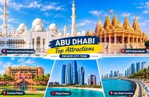 From Dubai: Private Abu Dhabi Tour, Grand Mosque & BAPS Mandir