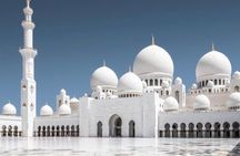From Dubai: Private Abu Dhabi Tour, Grand Mosque & BAPS Mandir