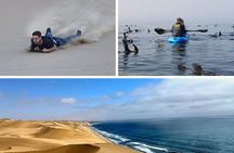 Swakopmund: 3 in 1, Kayaking, Sandwich Harbour & Sandboard Combo