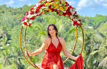 Bali Swing Tour with Koi Fish Boat Monkey Forest and Falls