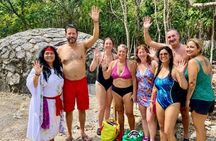 Mayan Temazcal & sacred cenote experience