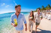 Cozumel: Zip Line Adventure, Buffet & Drinks at KUZÁ Beach Park