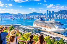 Busan Highlights for Cruise:Temple,Sea&Local Market(Relaxed Pace)