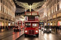 Vintage Top Deck London Christmas Lights Tour