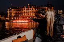 Amsterdam: Canal Light Cruise + Drinks & Snack Option