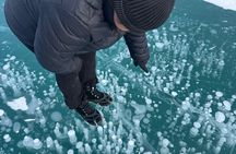 Icefields Parkway and Ice Bubbles of Abraham Lake Tour