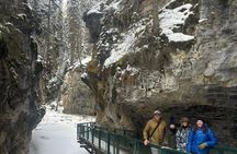 Lake Louise & Johnston Canyon Winter Day Tour from Banff