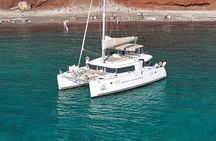 Santorini Catamaran Day Cruise: Lunch, BBQ, Open Bar, Transfers