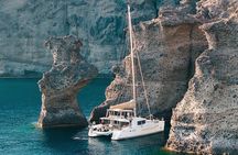 Santorini Catamaran Day Cruise: Lunch, BBQ, Open Bar, Transfers