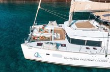 Santorini Catamaran Day Cruise: Lunch, BBQ, Open Bar, Transfers