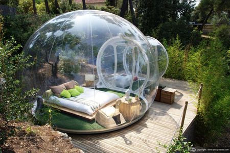 One Night Stay in Unique Bubble Hotel in France for Two