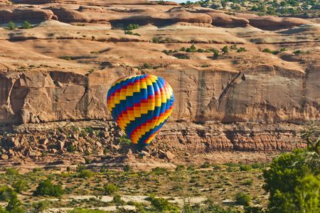 Hot Air Balloon Flight over Moab, Utah