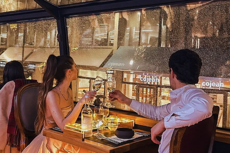 Gourmet Dinner on a Glass-Roof Bus NYC