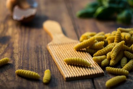 Fresh Cavatelli Pasta with Pesto