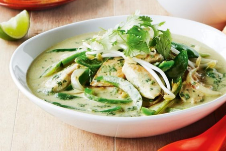 Authentic Thai Green Curry & Sticky Rice Dessert