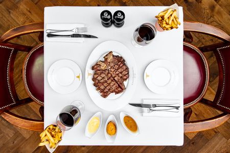 Dining at  Marco Pierre White’s London Steakhouse: 3-Course Menu & Cocktail