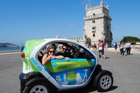 Tour of Lisbon in an Electric Car with GPS Audio Guide