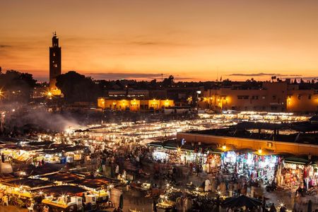 Dinner in Marrakech: an evening at the Palais Arabe restaurant