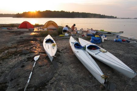 Stockholm archipelago: overnight kayaking and camping trip