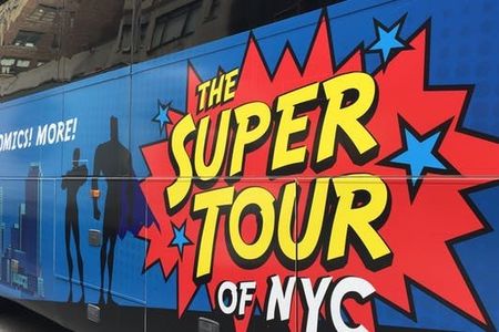 Superhero bus tour of NYC