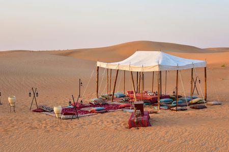 Private champagne desert safari in Dubai