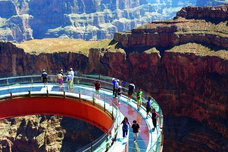 Skywalk Odyssey Grand Canyon helicopter tour from Las Vegas