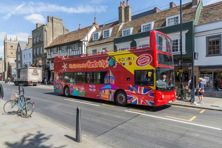 City Sightseeing hop-on hop-off bus tour of Cambridge