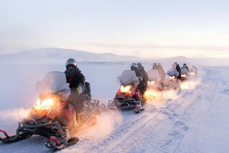 Snowmobile adventure from Tromsø to the Finnish Lapland