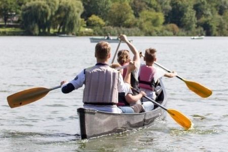 Canadian canoe rental in Stuttgart at the Neckar river