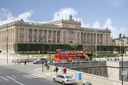 City Sightseeing hop-on hop-off bus tour of Stockholm