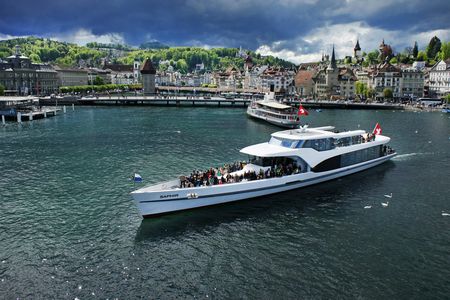 Lucerne Bay cruise on Panoramic Yacht Saphir