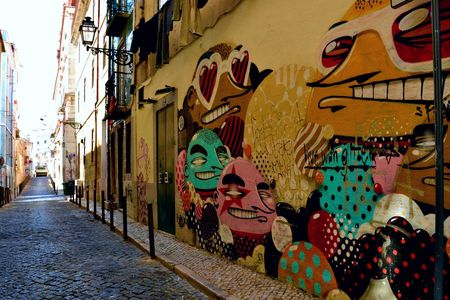 Self-guided Discovery Walk in Lisbon’s Bairro Alto and Bica: fun figures and fabulous views