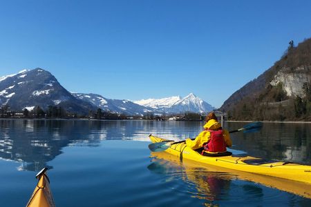 Winter Half Day Kayak tour on Lake Brienz