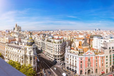 Sightseeing self-balancing  scooter tour in Madrid