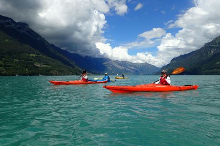 Half-day kayak tours on Lake Brienz