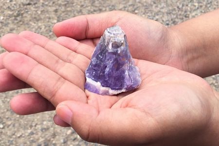 Explore an amethyst mine