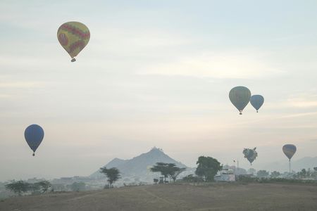 Hot air balloon ride in Jaipur